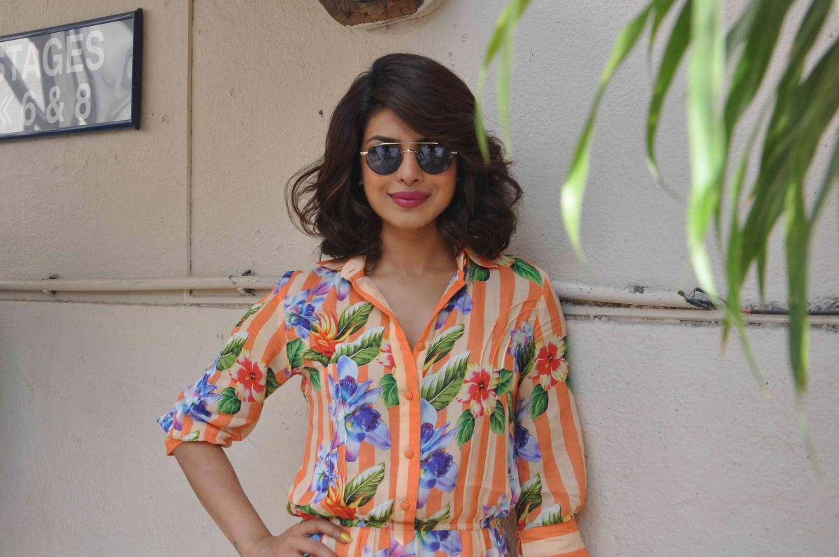 Priyanka Chopra during 'Dil Dhadakne Do' press meet. Priyanka Chopra during 'Dil Dhadakne Do' press meet