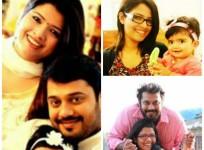 Bala and Amrutha Suresh with their daughter Avantika Kumar