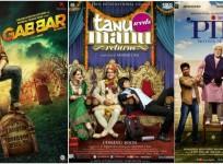 Gabbar Is Back, Tanu Weds Manu Returns, Piku