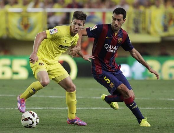 Villarreal striker Luciano Vietto (left) has been impressive this season Luciano Vietto