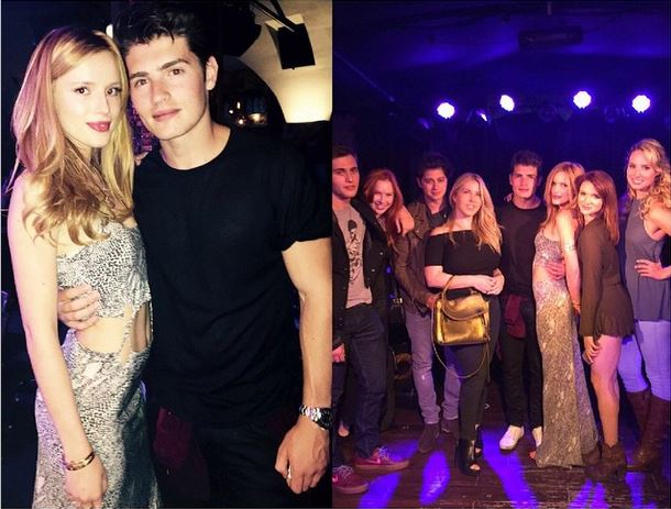 Gregg Sulkin and Bella Thorne. Gregg Sulkin and Bella Thorne.