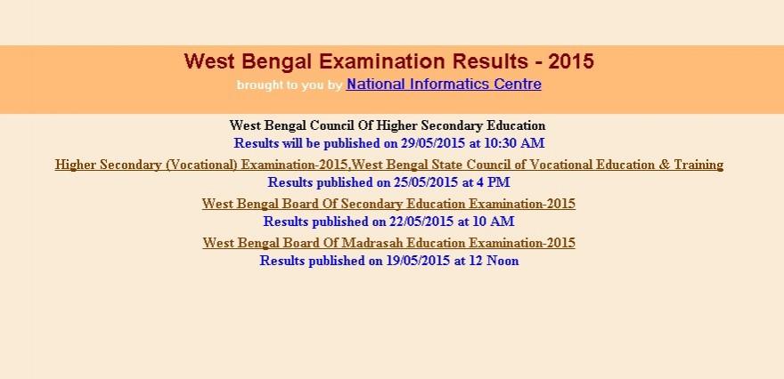 Check West Bengal HS Results 2015 Check West Bengal HS Results 2015