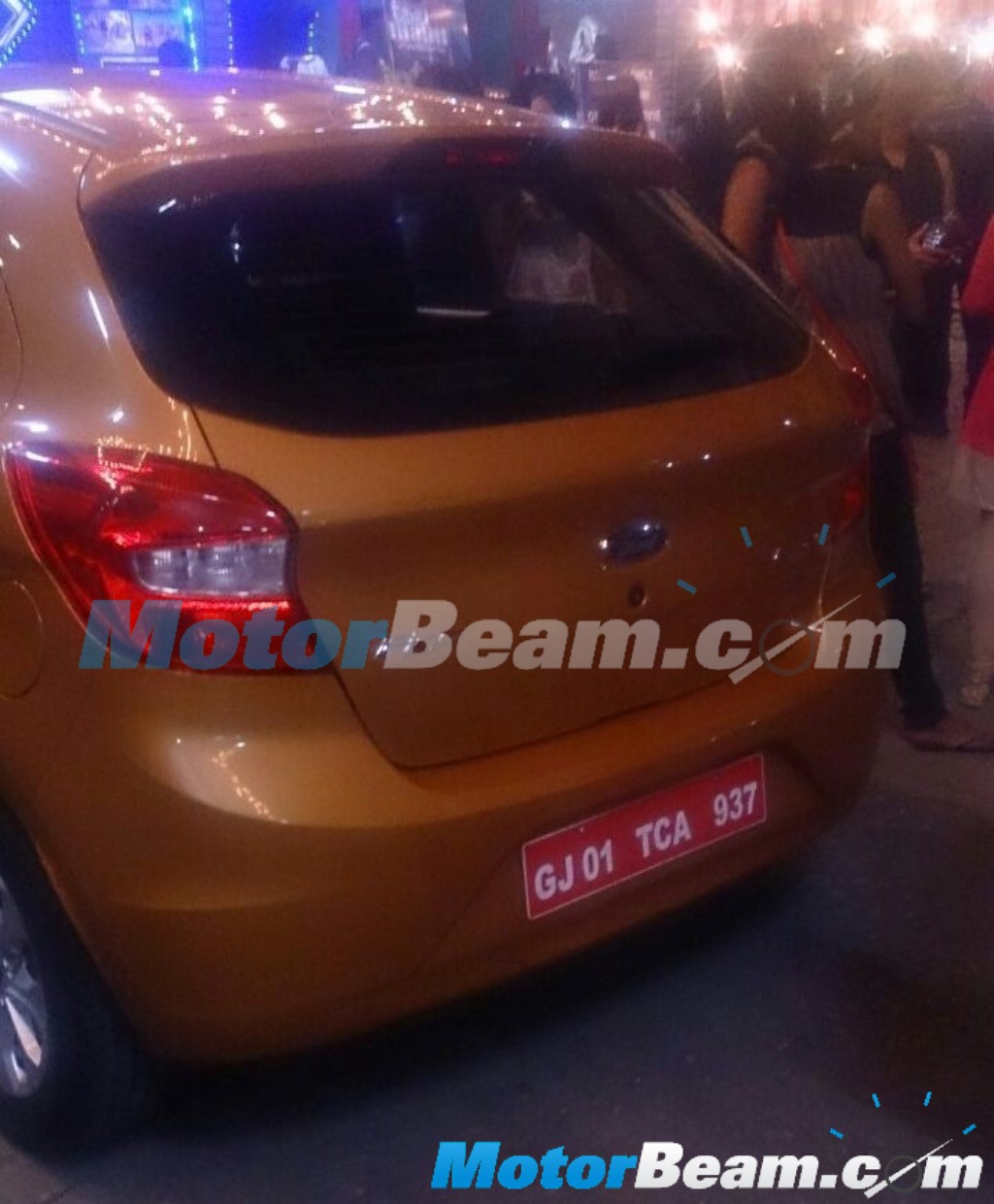 2015 Ford Figo Hatchback Spied Completely Undisguised