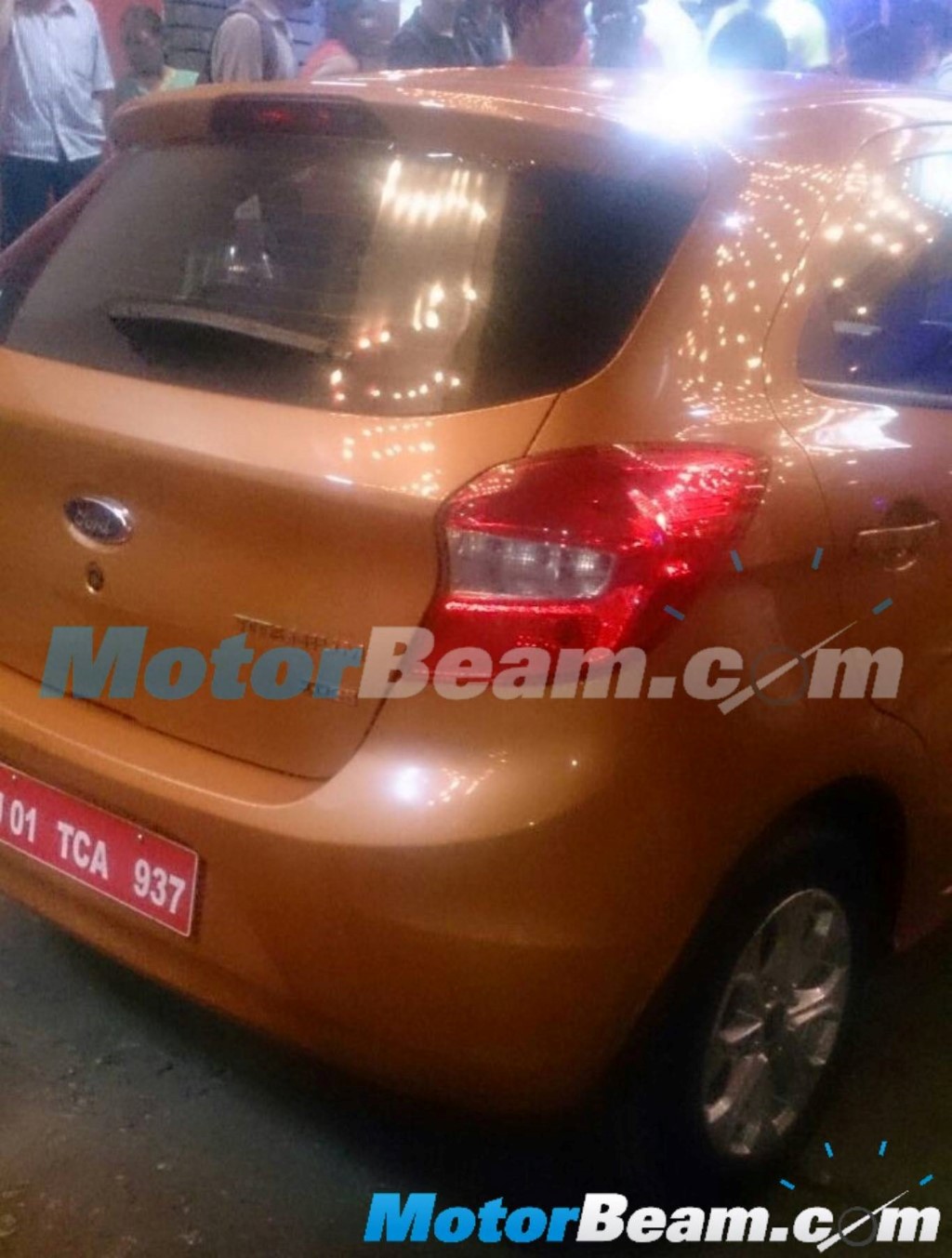 2015 Ford Figo Hatchback Spied Completely Undisguised