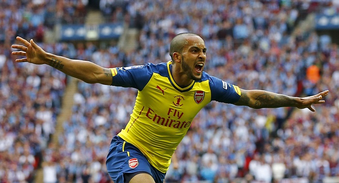 Theo Walcott Arsenal FA Cup 2015 Final