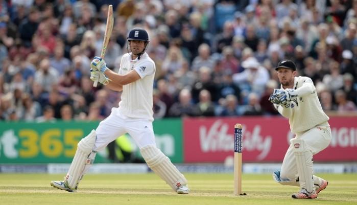 Alastair Cook scored 75 runs on Day 2 of the second Test at Headingley. Alastair Cook
