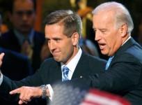 Beau Biden, with US Vice President Joe Biden in 2008