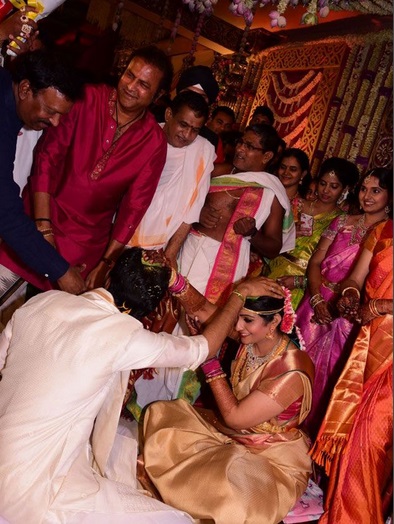 Mohan Babu at Allari Naresh's Wedding
