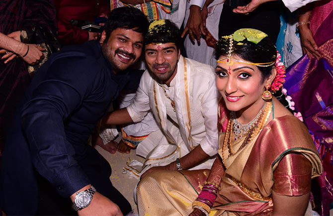 Manchu Manoj at Allari Naresh's Wedding