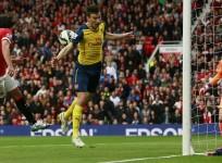 Laurent Koscielny David Ospina Arsenal Radamel Falcao Manchester United