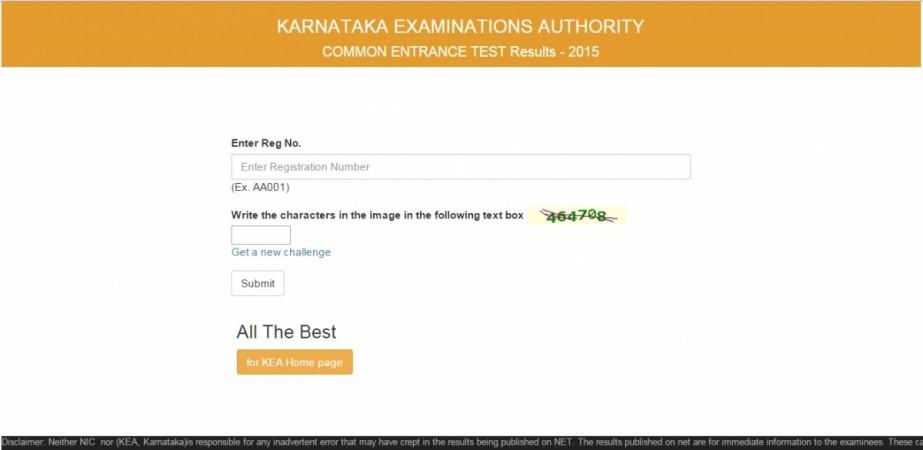 Karnataka CET results 2015