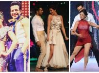 Amruta Khanvilkar, Himmanshoo Malhotra, Upen Patel, Karishma Tanna, Rashami Desai, Nandish Sandhu on 'Nach Baliye 7'