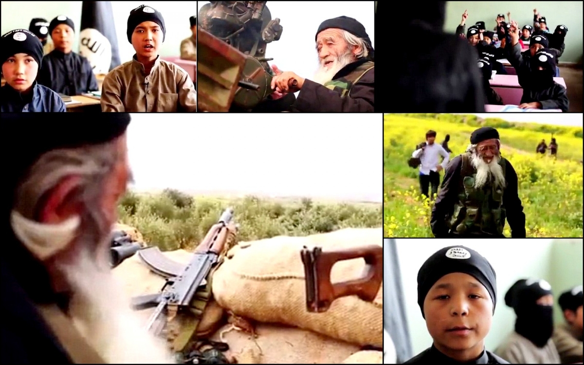 An Isis propaganda video shows an 80-year old Muslim man from China declaring to fight for Isis in Syria. An Isis propaganda video shows an 80-year old Muslim man from China declaring to fight for Isis in Syria.