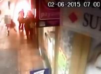 video-family-flee-from-exploding-manhole-cover-in-northampton