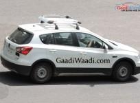 Maruti Suzuki S-Cross Spied Testing with Roof Carrier