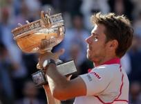 Stanislas Wawrinka French Open 2015 Trophy