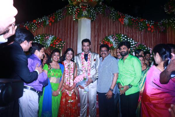KS Ravikumar at Arulnidhi's Wedding Reception