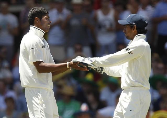 Wriddhiman Saha (R) has large boots to fill after taking over from MS Dhoni in Test matches Wriddhiman Saha
