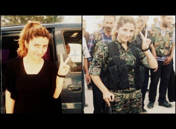 Rehana The Kurdish Female Fighter Who Killed 100 Isis Fighters Spotted In Kobane Photo 