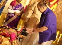 Krishna at nephew Sai Raghava Ratna Babu's engagement