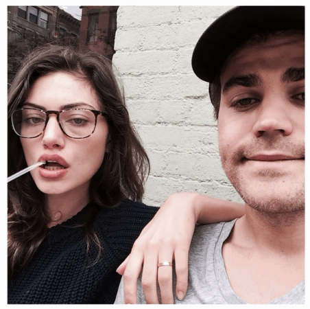 Phoebe Tonkin and Paul Wesley