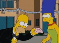 Homer and Marge in The Simpsons