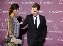 Benedict Cumberbatch with Sophie Hunter