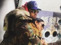 Chris Brown and Karrueche Tran