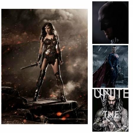 Wonder Woman, Batman, Superman and Aquaman