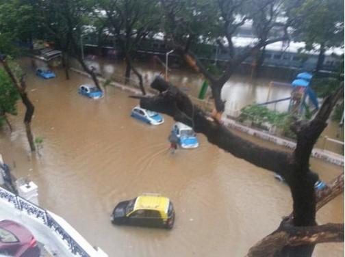 Malad has received most rainfall. Mumbai rains