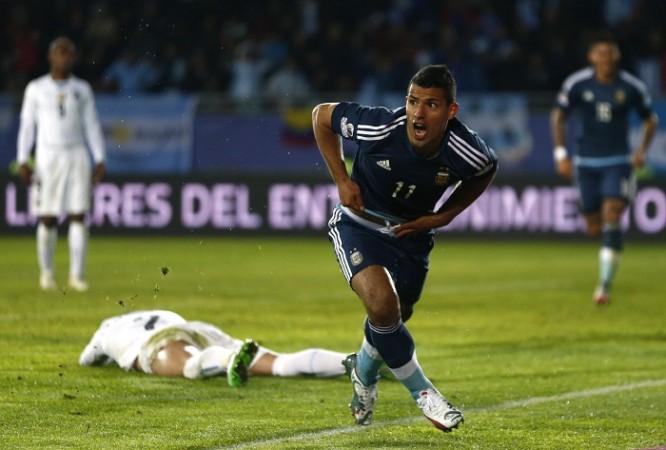 Argentina and Manchester City superstar Sergio Aguero is a target for Real Madrid Sergio Aguero Argentina