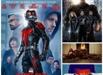 Superhero movies collage