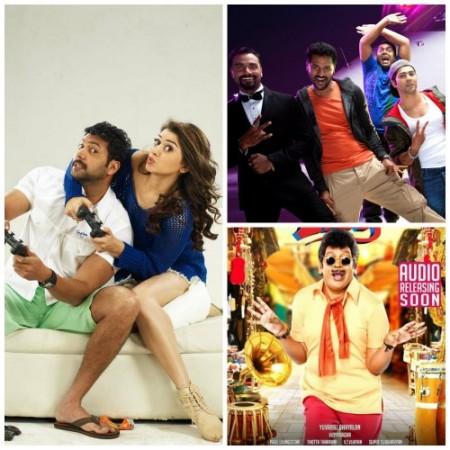 A collage of 'Romeo Juliet', 'ABCD 2 and 'Eli'. 'Romeo Juliet' beats 'ABCD 2, 'Eli' in Chennai