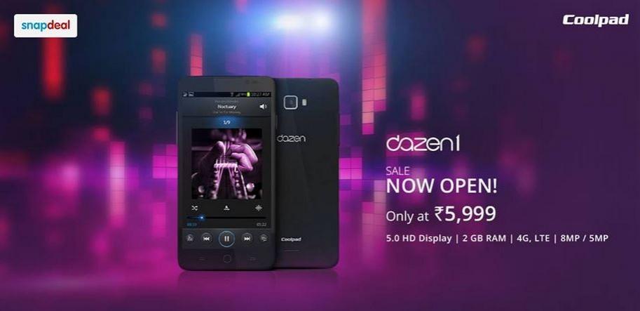 Coolpad Dazen 1 Sandstone Black Variant Launched in India Coolpad Dazen 1 Sandstone Black Variant Launched in India