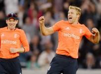 Eoin Morgan David Willey England