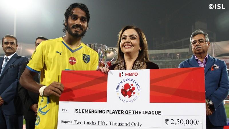 Sandesh Jhingan remained instrumental for Kerala Blasters last season in the ISL Sandesh Jhingan