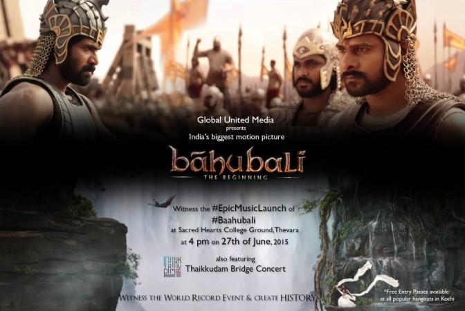 'Baahubali' Malayalam Audio Launch: Prabhas, Rana, Tamannah, Anushka to ...