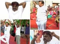 International Yoga Day Funny Moments