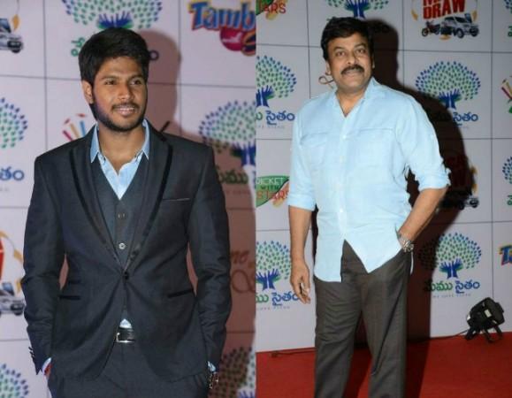 Chiranjeevi and Sundeep Kishan Chiranjeevi and Sundeep Kishan