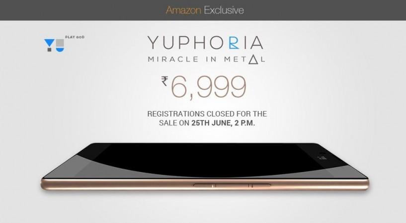 YU Yuphoria Flash Sale 5.0 to go Live on 25 June YU Yuphoria Flash Sale 5.0 to go Live on 25 June