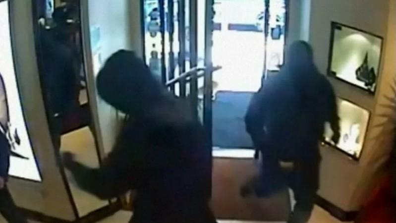 Video: Masked robbers steal over £180,000 worth of watches in Manchester jewellery shop raid