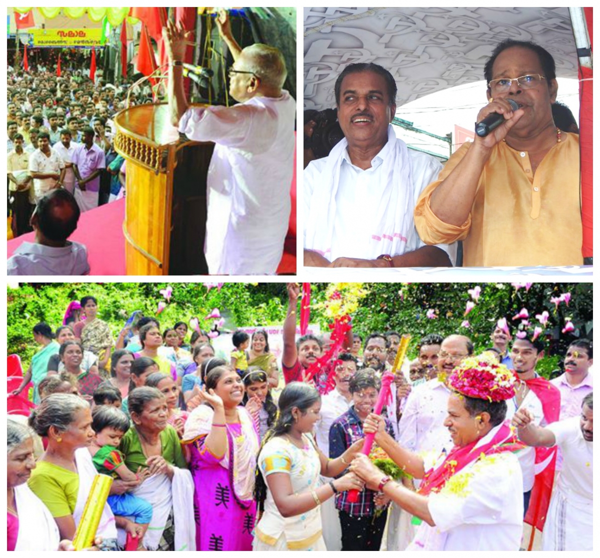 Election campaign by LDF party in Aruvikkara