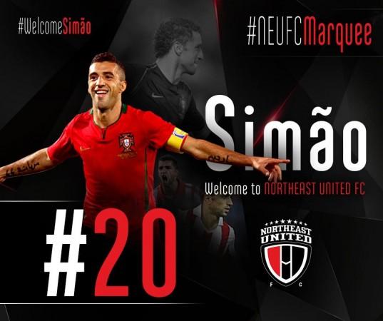 Simao joins NEUFC as the marquee player for ISL 2015 Simao