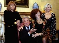 Patrick Macnee with 'The Avengers' co-stars