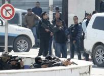 Isis militants reportedly were believed to behind the attack on two beach resort hotel on Friday in Tunisia. File Image shows men from country's counter-terrorist taking position during the terror attack at Bardo Museum in March.