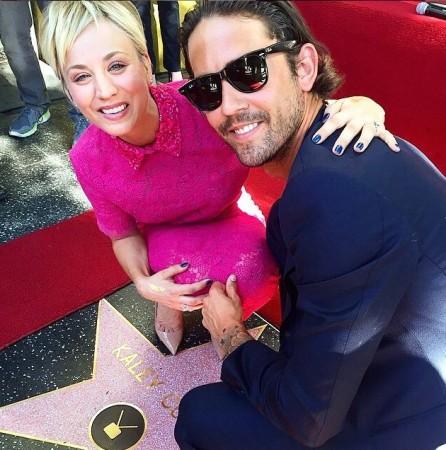 'The Big Bang Theory' actress Kaley Cuoco with husband Ryan Sweeting 'The Big Bang Theory' actress Kaley Cuoco with husband Ryan Sweeting