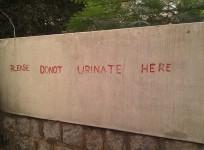 urinating in public punishable