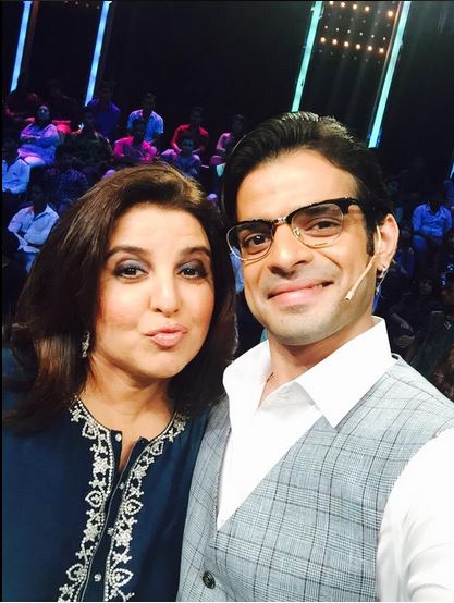 Karan Patel and Farah Khan