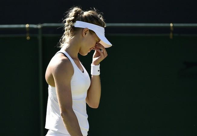 Eugenie Bouchard continues to struggle to find the form of 2014 Eugenie Bouchard Wimbledon 2015