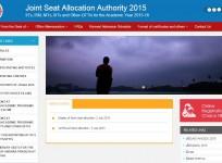 Joint seat allocation IIT JEE main CBSE rank list
